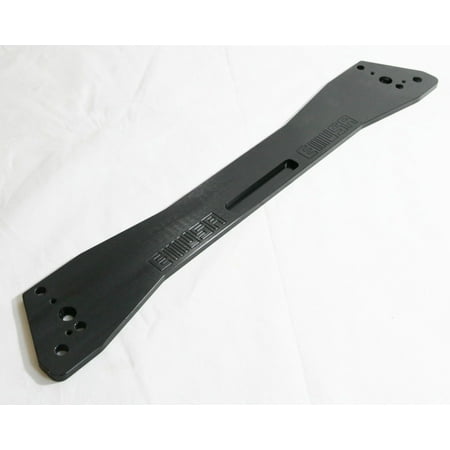 Rear Tie Bar - EMUSA 1994-2001 Acura Integra Rear Lower Tie Bar Subframe Brace BLACK