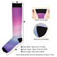 thumbnail image 3 of joogoo Pink Gradient Starry Socks Women Men Knee High Sock, 3 of 8