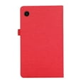 thumbnail image 6 of Case for Samsung Galaxy Tab A9 8.7" 2023 X110/X115, Cloth Texture Business Tablet Cover with Multi-Angle Flip Stand & Card Holder, Full Protective Case for Samsung Galaxy Tab A9 8.7" 2023, Red, 6 of 6