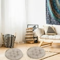 thumbnail image 3 of LHWEN Thickened Chair Cushion Soft Square Lattice Cotton Seat Pad for Home Car Coccyx Sciatica Back Comfortable Polyester Fiber Pearl Cotton Filling 15.7x15.7x3.15 Inches Machine Washable Multiple, 3 of 8