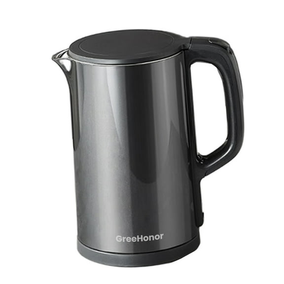 GreeHonor Kettles, electric, Double Wall 1.5L Hot Water Boiler, Tea Kettle with Auto Shut-Off & Boil Dry Protection