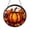 Acrylic 3.5 Inch, variant on Rustic Pumpkin Autumn Stained Glass Window Decor, Classic Harvest Home Accent