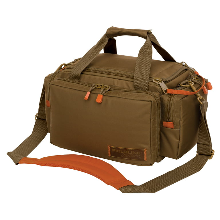 Fieldline Pro Deluxe Range Bag, Large, Brown, 1 Ammo Gun Case, 4