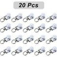 thumbnail image 2 of 20 Pieces Metal Pulley Wheel, Curtain Pulley, Sliding Curtain Hooks, Curtain Rail Pulley, 2 of 5