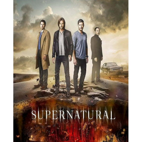 Supernatural Diamond Painting Kits for Adults DIY Ghost Diamond Art 5D Paint with Diamonds Full Drill Gem Art Cross Stitch Arts Embroidery, Home Wall Decoration 12" X 16"