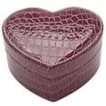 thumbnail image 1 of Xihbxyly Joyero En Forma de Corazón, con Ganchos y Bolsillos para Collares, Ranuras para Varios Pendientes, Diseño para Guardar Anillos, Elegante Color Rojo, Organizador de Joyas, Perfecto para Mujer, 1 of 1