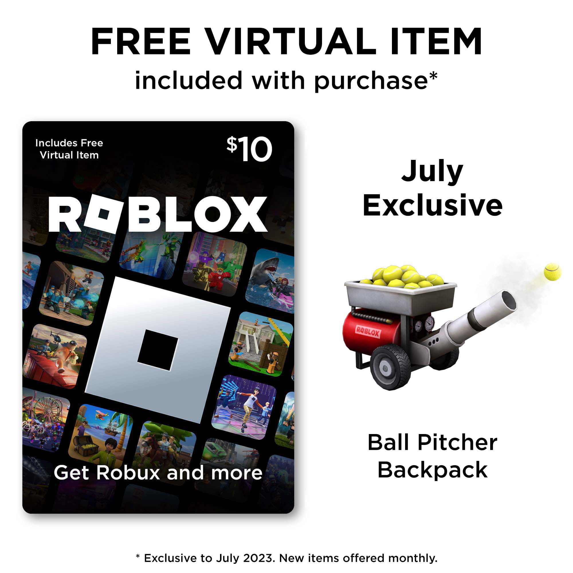 Roblox $10 Digital Gift Card [Includes Virtual Item] - [Digital] - Walmart.com