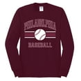 thumbnail image 2 of Wild Bobby City of Philadelphia Baseball Fantasy Fan Sports Men's Long Sleeve T-Shirt, Maroon, 3X-Large, 2 of 6
