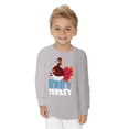 thumbnail image 2 of Awkward Styles Thanksgiving Toddler Long Sleeve Shirt Baby Turkey Kids T-Shirt, 2 of 5