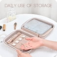 thumbnail image 3 of Funda organizadora de joyas ProCase Medium Travel Pink, 3 of 7