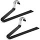 thumbnail image 1 of Perchas con Extremos Abiertos 15PCS, Ganchos para Pantalones, Perchas para Pantalones de Metal, para Faldas Jeans Bufandas y Chales, Negro, 1 of 4