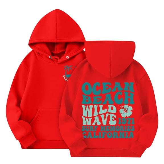 Grblisyd Cute Hoodies for Kids Girls Aesthetic Preppy Sweatshirts Trendy Puff Hoodie Girl's Letter Graphic Casual Pullover