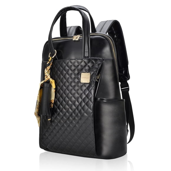 Mochila Kamlui para portátil de piel para mujer de 14 a 15.6 pulgadas