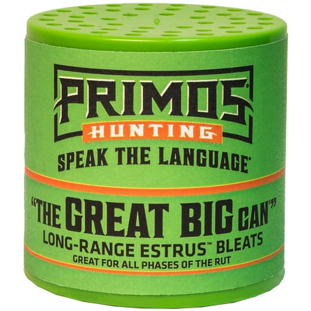 UPC: 0010135007386 | Primos Hunting Great Big Can Doe Bleat Call