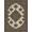 Brown Beige, Pattern 16, variant on ODIKA Interlocking Border Salt Speckled Abstract Spotted Farmhouse Refined Structured Non-Slip Chair-Friendly for Home Office, Gaming Room, Under Desk