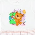 thumbnail image 4 of Inktastic 2nd Birthday Teddy Bear Girls Toddler Dress, 4 of 5