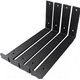 thumbnail image 1 of Repisas Flotantes Soportes Para Estantes 25 Cm 4 Unidades negro, 1 of 5