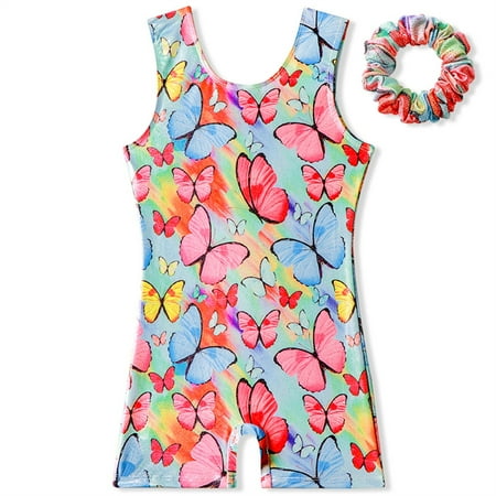 

ZRBYWB Kids Toddler Baby Girls Romper Print Spring Summer Sleeveless Romper Dance Performance Jumpsuit Exercise Clothes Cute Summer Clothes