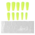 thumbnail image 3 of Full Cover False Nail,10pcs Pure Color Full False Nail Women Fake Nail High Capacity, 3 of 8