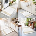 thumbnail image 5 of Minimalist Brown Front Door Rugs 2x3ft Buffalo Check Plaid Farmhouse Farm Theme Washable Rug, Non Slip Indoor Carpet Absorbent Floor Mat for Living Room Bedroom Dining Room, 5 of 9