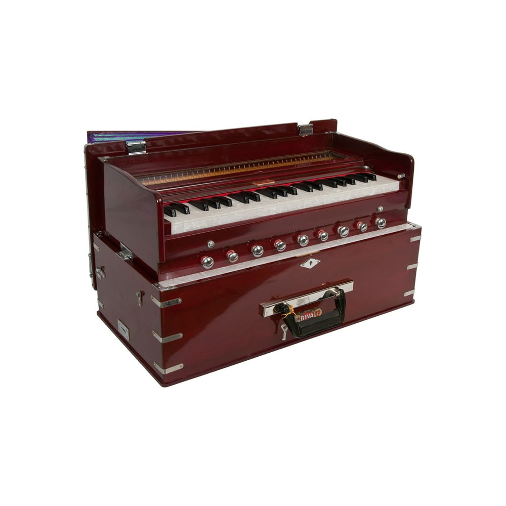 Bina Model 23B Deluxe Coupler Harmonium Burgundy *Blemished Walmart