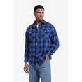 thumbnail image 4 of Onimisc Mens Flannel Shirt Long Sleeve Plaid Flannel Shirt for Men Casual Button Down Shirts Regular Fit, 4 of 7
