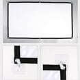 thumbnail image 3 of Projecteur Portable Simple 16:9 Écran Polyester Pliable Mural pour la Maison, 3 of 4