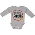 thumbnail image 3 of Inktastic My 1st Rakhi Bracelet, Raksha Bandhan Red and Gold Bracelet Boys or Girls Long Sleeve Baby Bodysuit, 3 of 5