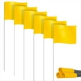 thumbnail image 1 of Marcado Marcador para Césped Paquete 30, Pequeñas PVC, Marcado Césped, Jardín, Encuesta, Amarillo, 1 of 5