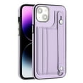 thumbnail image 2 of Feishell Fit for Apple iPhone 15 Plus Case with ID Credit Card Slots,Premium PU Leather Adjustable Wristband Kickstand Shockproof Wallet Slim Phone Case for Women Men,Purple, 2 of 7