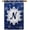25, variante sur Monogramme Flocon de Neige d'Hiver Bienvenue, Drapeau de Maison Décoratif, Lettre Initiale, Bannière de Décoration pour Intérieur et Extérieur 28x40 Pouces Double Face