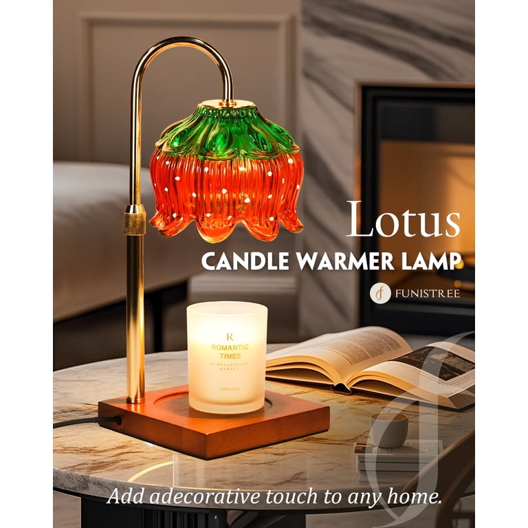 Funistree Strawberry Candle Warmer Lamp with Timer Dimmable