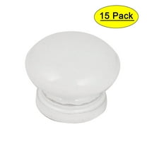 Uxcell Wooden Round Knob-0.16" Hole Diameter-15 Pack