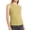 Green, variant on Womens Sleeveless Racerback High Neck Casual Basic Cotton Ribbed Fitted Tank Top with High Round Neck and Slim Fit Black L