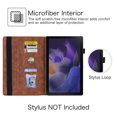 thumbnail image 4 of Allytech Samsung Galaxy Tab A8 10.5" X200 Case, Multi Angle Viewing Stand Cards Pocket Auto Sleep Wake Shockproof Full Protection Case Cover for Samsung Galaxy Tab A8 10.5-Inch X200 X205 - Brown, 4 of 6
