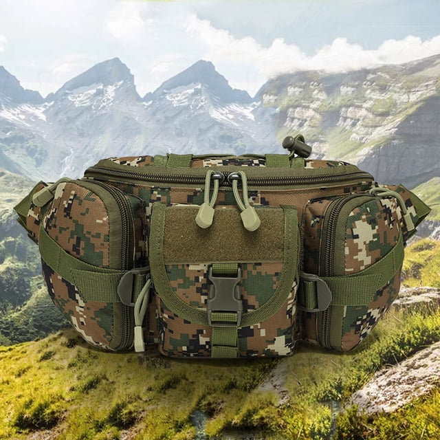 Riñonera portátil Bolsa de pesca impermeable para acampar Senderismo Viajar Correr FLhrweasw Nuevo