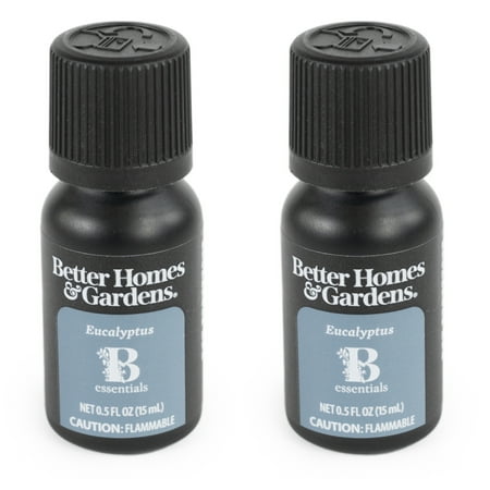 Better Homes & Gardens 100% Pure Essential Oil: Eucalytpus, 15mL, 2-Pack