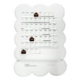 thumbnail image 1 of Perpetual Calendar, Transparent Acrylic Cute Frosted Retro Monthly Desktop Calendar With Cartoon Stickers For Home, 1 of 8