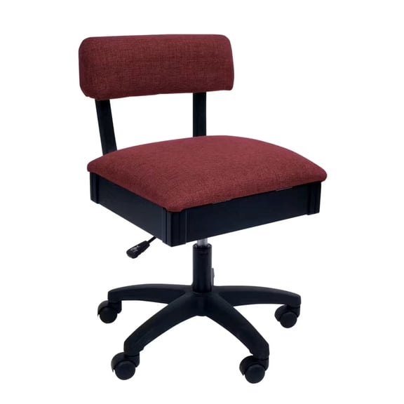 Hydraulic Sewing Chairs: Crown Ruby Fabric