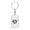 Dog Tag with Swivel Keychain (Gold), variant on Hooked On You Fishing Dog Tag Keychain Stainless Steel Silver Tone or Gold Tone