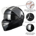 thumbnail image 4 of AHR RUN-F1 DOT Motorcycle Full Face Helmet Dual Visors Sun Shield Street Bike Motorbike Touring ABS Helmet, 4 of 11
