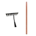 thumbnail image 1 of Almencla Garden Hoe Rake Gardening Tools Agricultural Tools Hardened Weeding Removal Tool 1.2m Brown Handle, 1 of 8