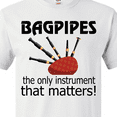 thumbnail image 4 of Inktastic Bagpipe Player Funny Music Joke T-Shirt, 4 of 5
