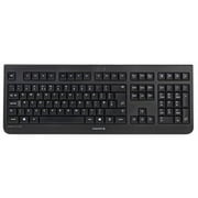 Cherry NRNC JK-0800GB-2 Quiet Key Abrasion Resistant UK English Keyboard, Black