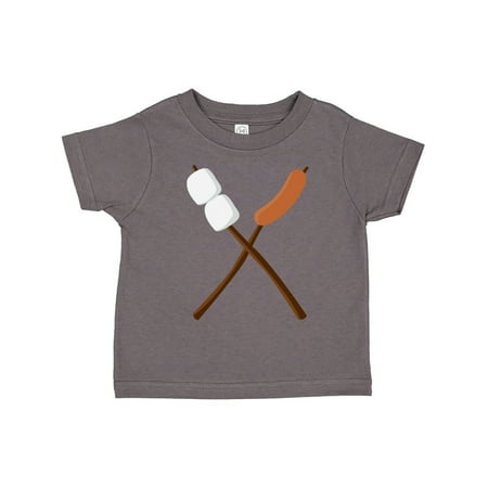 

Inktastic Hot Dog On A Stick Camping Gift Toddler Boy or Toddler Girl T-Shirt