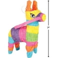 thumbnail image 2 of Mini Piñatas de Burro El Dreidel Company Pequeño Arcoíris Paquete de 3, 2 of 6