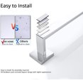 thumbnail image 4 of 304 Stainless Steel Towel Bar for Bathroom Kitchen, Stain Proof, Bright Surface, Anti Stain Design, Large Capacity, Multifunctional Use, 4 of 7