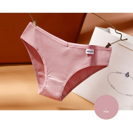 

Best Gift! MIARHB Women Mid Waist Body Solid Lace Underwear Knickers Bikini Underpants