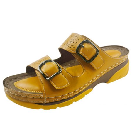 

Women s Sling Sandal Genuine Leather Womens Sandals 38 Khaki