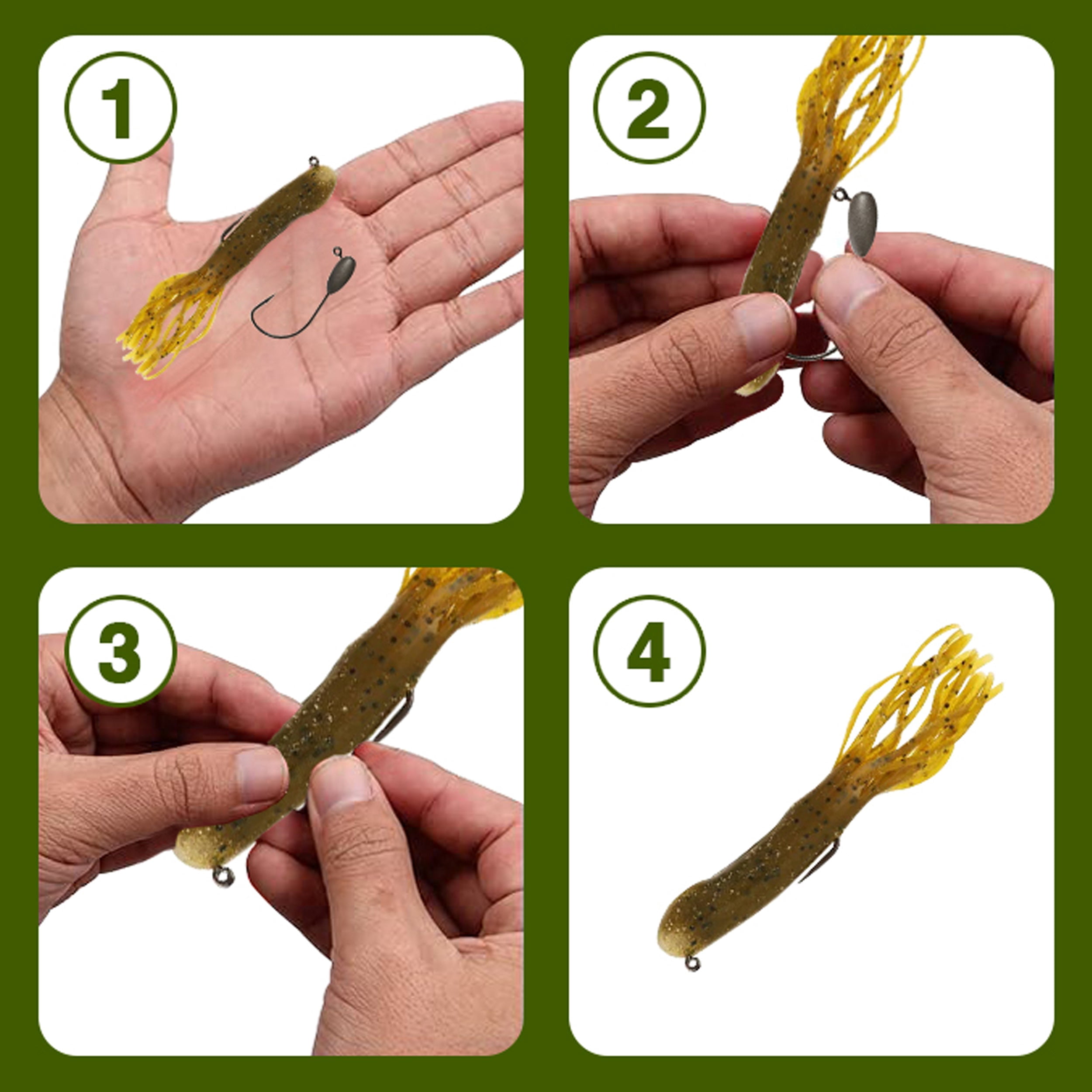Reaction Tackle Tungsten Tube Jig- 3/8